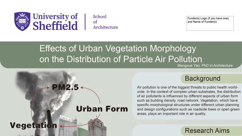 Modelling the Effects of Vegetation on Urban Air Quality Based on Multiple Environmental Data Sources